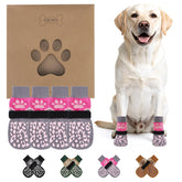 KOOLTAIL calcetines para perro cubren patitas y protegen los suelos de casa.