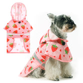 KOOLTAIL capa de lluvia para perro con capucha visible y protección contra la lluvia