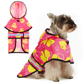 KOOLTAIL capa de lluvia para perro con capucha y reflectores, mejora la visibilidad.