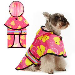 KOOLTAIL capa de lluvia para perro con capucha y reflectores, mejora la visibilidad.