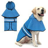 KOOLTAIL capa para perro impermeable con capucha protegiendo al perro de lluvia y viento