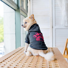 KOOLTAIL chaqueta para perro capucha cuadros, vista trasera con diseño práctico
