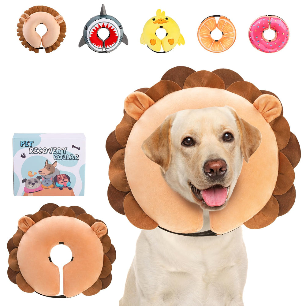 KOOLTAIL collar inflable para perro tamaño L con ajuste cómodo.