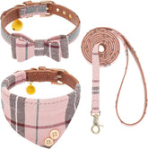 KOOLTAIL collar rosa para perrito con lazo, cómodo para salidas diarias