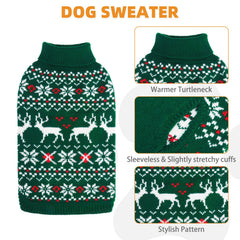 KOOLTAIL diseño reno y copos de nieve, estilo festivo para mascotas.