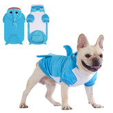 KOOLTAIL Disfraz tiburón para perro, frontal, ideal para fiestas y paseos.