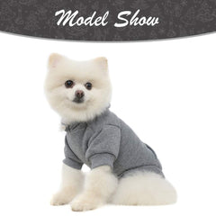 KOOLTAIL hoodie para perros Basic, agujero para correa para paseos fáciles.