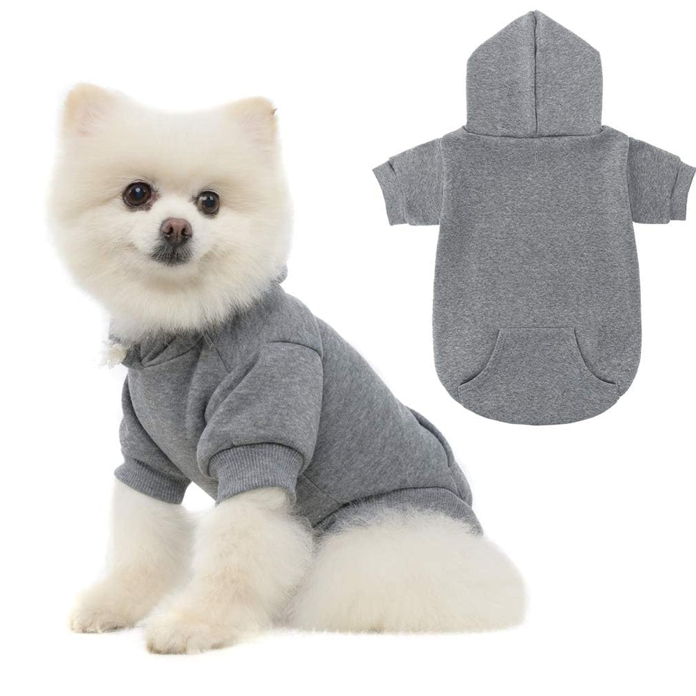 KOOLTAIL hoodie para perros suave y cálido para paseos en clima frío