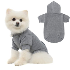 KOOLTAIL hoodie para perros suave y cálido para paseos en clima frío