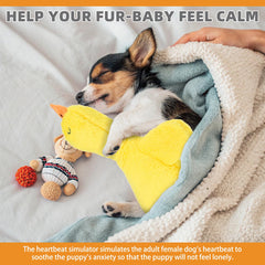 KOOLTAIL peluche para perros con latido reduce ansiedad y separaciones.