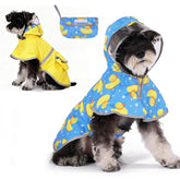 KOOLTAIL capa lluvia doble cara para perros, dos looks prácticos para días húmedos.