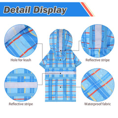 KOOLTAIL poncho impermeable para perro, ideal para paseos lluviosos