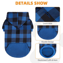 KOOLTAIL sudadera para perro con bolsillo delantero para snacks durante paseos.