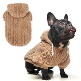 KOOLTAIL sudadera para perro con capucha y forro felpa, ideal para días fríos.