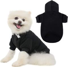 KOOLTAIL sudadera para perro con capucha suave y cálida para paseos al aire libre.
