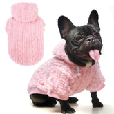 Sudadera Kooltail para perro con forro de peluche rosa, abrigada y suave.