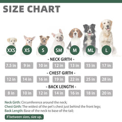 KOOLTAIL sudadera para perro grande verde espalda; capucha para protección