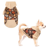 KOOLTAIL sudadera para perro con hoja de arce en otoño, ideal para paseos cálidos