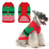 Sudar Kooltail para perro con diseño navideño frontal, ideal para abrigar en días fríos