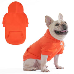 KOOLTAIL sudadera para perro otoñal con capucha y bolsillo, ideal para paseos cálidos.