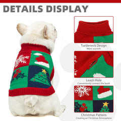 KOOLTAIL suéter para perros, diseño gorro navidad para looks festivos.