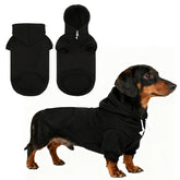 KOOLTAIL sudadera para perro salchicha con capucha, abrigo cómodo para paseos fríos.
