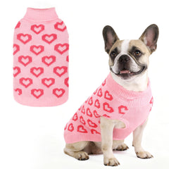 KOOLTAIL sudadera San Valentín para perro con corazón rosa, ideal para paseos diarios