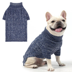 KOOLTAIL sudadera para perros con tejido cable, cálida y cómoda.