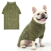 KOOLTAIL sudadera para perro con tejido cable, calor estable para salidas frías.