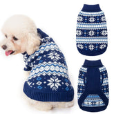 KOOLTAIL suéter para perros con copos de nieve, abriga en días fríos.