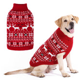 KOOLTAIL suéter navideño para perros con reno, ideal para paseos festivos y cálidos