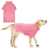 KOOLTAIL suéter perro Valentín Rosa, vista frontal, abrigo cálido para paseos.