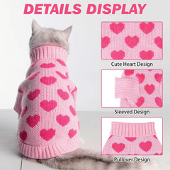 KOOLTAIL suéter gato cuello alto rosa, comodidad y estilo.