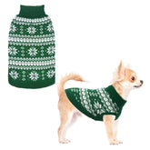 KOOLTAIL suéter de perro tricot-cable verde talla S para paseos fríos