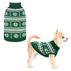 KOOLTAIL suéter de perro tricot-cable verde talla S para paseos fríos