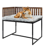 Koretech Cama lateral para perro con ajuste de altura para mayor cercanía nocturna.