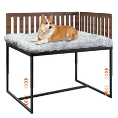 Koretech cama para perro al lado de la cama ajustable, ideal para dormir junto a ti.