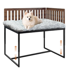Koretech cama de perro al lado con dos paneles ajustables para encaje perfecto
