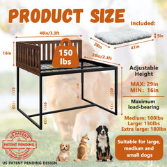 Koretech puerta lateral removible de madera, ajuste flexible para distintas viviendas.