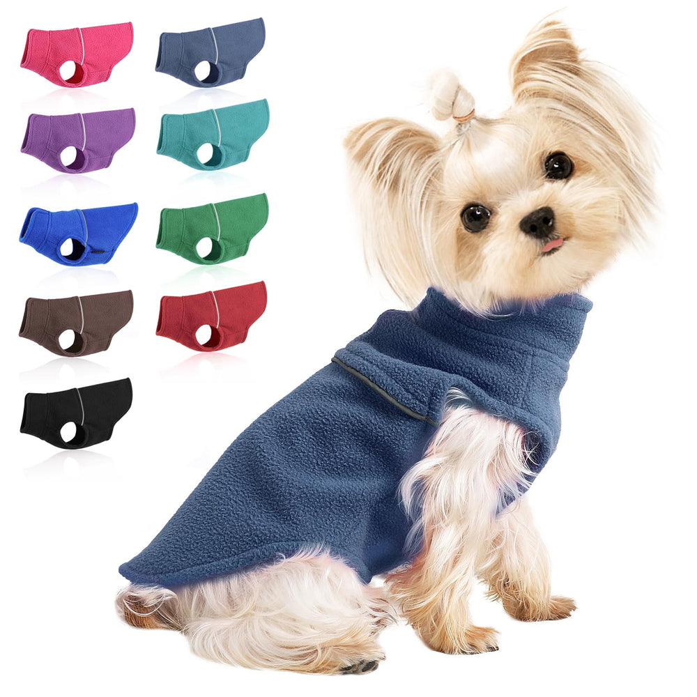 Kosiyi chaleco para perro pequeño, vista frontal, confort para paseos diarios.