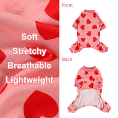 Kosiyi onesie para perro, diseño de cuatro patas, fácil de poner y quitar.