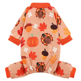 Kosiyi pijama para perro con pavo, ideal para festividades y mantener calor.