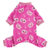 Kosiyi pijama para perro pequeño con diseño lindo, cómodo para paseos fríos.