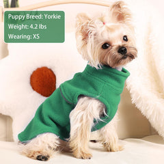 Kosiyi pullover para perro pequeño con forro polar cómodo para salidas diarias.