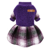 Kosiyi sueter-vestido para perros pequeños, suave y cómodo para paseos diarios.