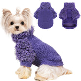 Kosiyi sueter para perro pequeno frente, tacto suave y abrigo para paseos
