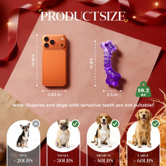 Juguete interactivo Kseroo con diseño de hueso y colores brillantes para atraer a tu perro.