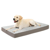KSIIA cama ortopédica para perros con espuma en panal y soporte suave
