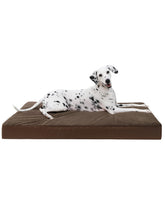 KSIIA cama ortopédica para perros grandes con espuma tipo panal para soporte cómodo.