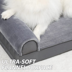 KSIIA Cama ortopédica, funda desmontable para lavado fácil.